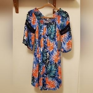 Jennifer Lopez Paradise Palms Dress NWT Size Medium. Lined.